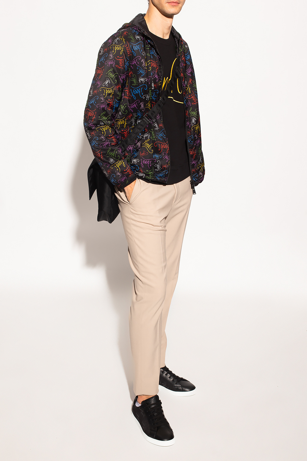 VIP【送料関税込】FENDI HOODED ZIPPED VEST Black Reversible jacket Fendi - Fendi s spring 2022 men s